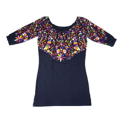 Vestido 30 Jati Otomí Marino